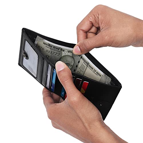 Image of TANSTITCH Slim Leather Wallet || Compact, Minimalist & Thin Wallet || RFID Protected || Front Pocket Carry