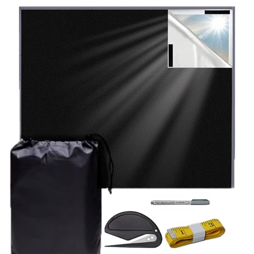 Zestivra - Pantallas ciegas, parasoles opaca para ventana - Parasol de ventana para el hogar | Estor enrollable Oxford 420D, bloqueador de calor, cortinas oscurecedoras para tragaluces