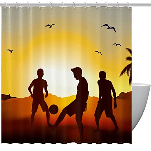 Rideau de douche 152x183 cm anti éclaboussure sans odeur avec 12 crochets