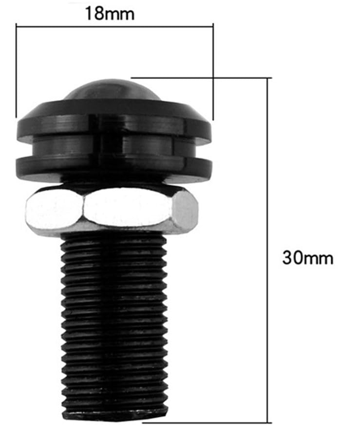 LEDライト ブラック ボルト固定式 Amazon.co.jp: イーグルアイ LED スポットライト デイライト 18mm 10個