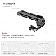 SMALLRIG NATO Top Handle, Griff mit NATO Schnellspanner für Kamerakäfig, universelles Video Rig mit 5 Kaltschuh zur Montage von DSLR Kamera mit Mikrofon, nur 124g (Lite) – 3766