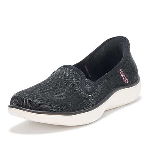 Image of Skechers Womens On-the-go Flex - Radiant Snake Print Skimmer Hands Free Slip-ins