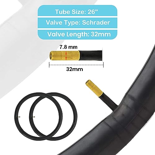Hycline 2-Pack Cruiser Bike Tires Set: 24/26×2.125 inch