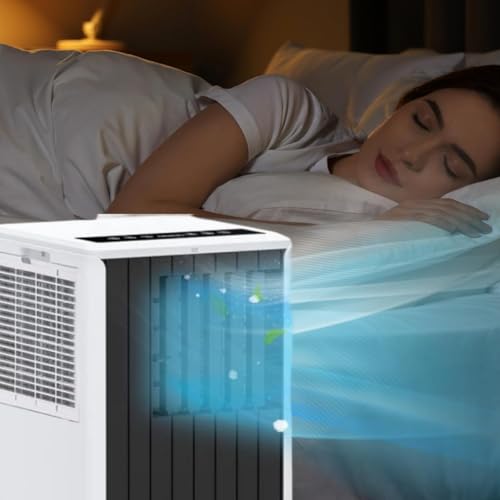 Image of Garvee Portable Air Conditioner 8000 BTU, Compact AC Unit with Cooling /Dehumidifier /Fan /Sleep, Air Conditioner Portable with Remote & 24H Timer, Energy Efficient Cooling for Rooms Up to 350 Sq