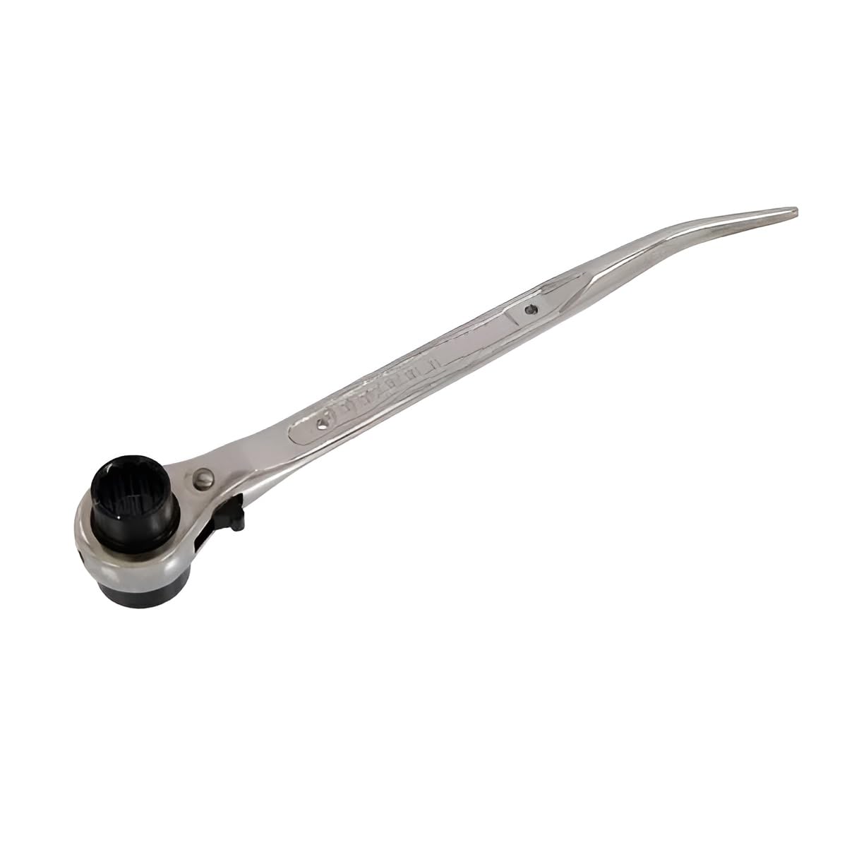 Retaaj Silver Ratchet Podger Wrench Dual Head Ratchet Scaffolding Spanner Erect 19/24Mm