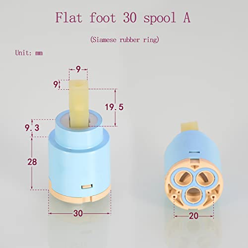 Cartouche en céramique 40mm pour robinet mitigeur d'eau