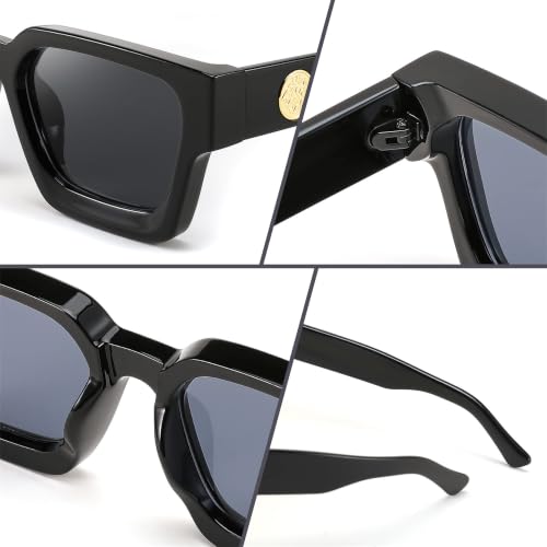 Image of FEISEDY Vintage Small Sunglasses Oval Slender Metal Frame Candy Colors B2277