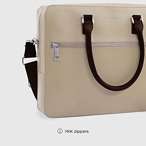 Image of OLIVES & GOLD 14 inch ROYE Laptop Bag For Men and Women | Detachable and Adjustable Shoulder Strap | Travel Friendly | Lightweight