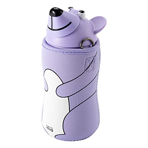 thermo mug ステンレスボトル ANIMAL BOTTLE BEAR ペールバイオレット AB20-38 380ml