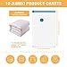 Cozy Essential Vacuum Storage Bags, Compression Space Saver Bags for Clothes, Comforters, Blankets, Pillow, Bedding, Sealer Clothing Storage,10 Jumbo