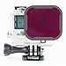 PolarPro Snorkel Filter Shallow Water Filter For GoPro Hero 3/4 Dive 60M Housing