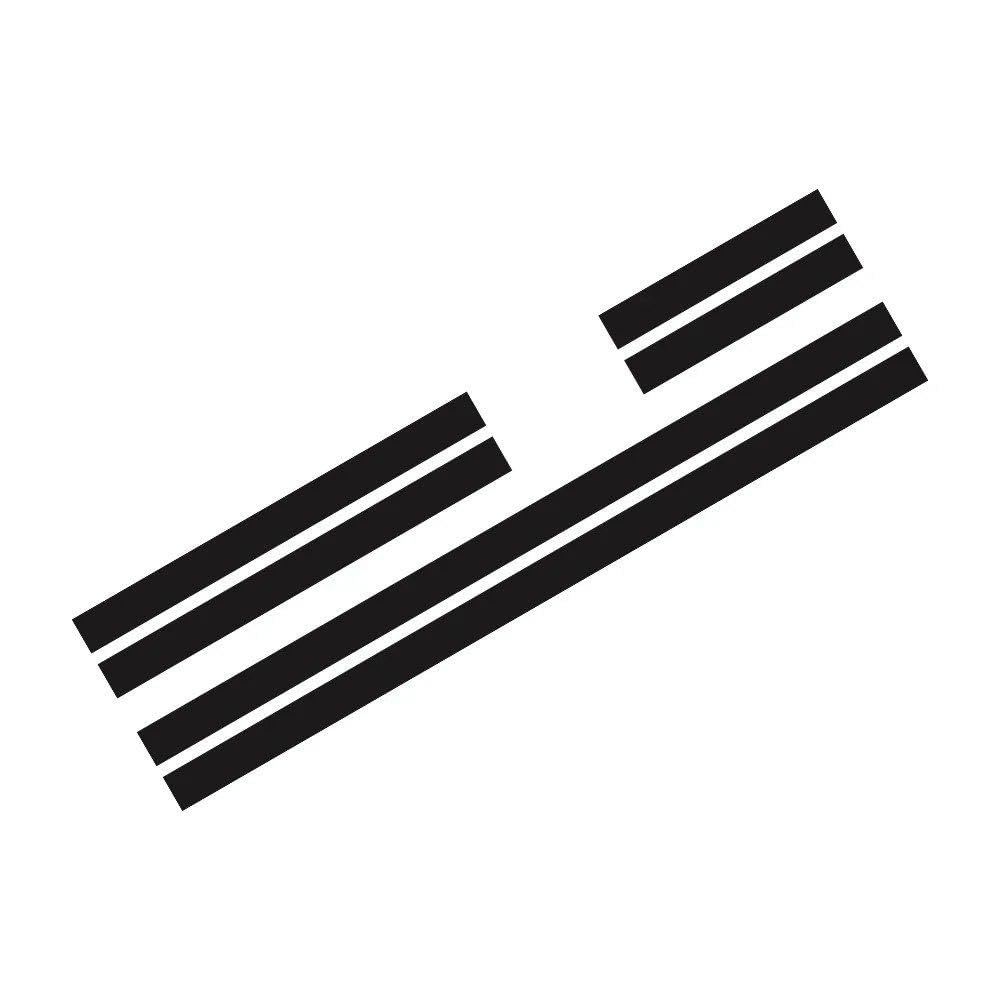 Bertdcx Matt Black Auto Accessory Car Hood Bonnet Stickers Tuning Accessories Vinyl Film Rear Door Decals For Renault Twingo(Matt Black)