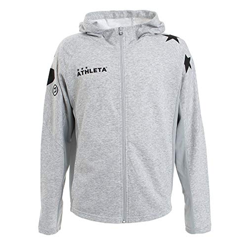 ATHLETA アスレタ ライトスウェットZIPパーカー 03347 60モクGRY フットサル スウェットジャケット M 60モクGRY