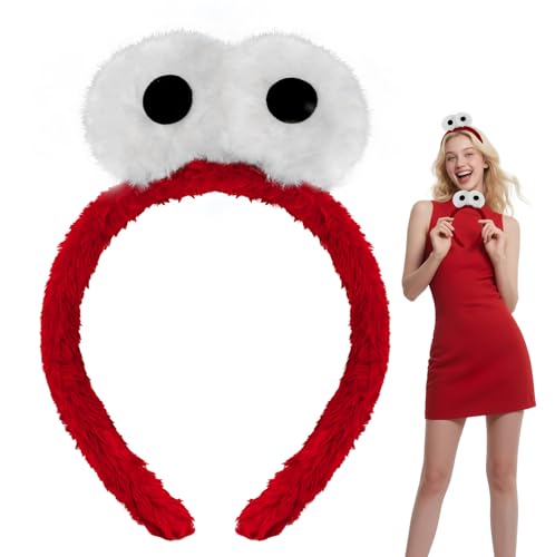 UV-BANS Eyes Headband - Eyeball Red Halloween Headband for Adult Halloween Monster Costume Cosplay Party Accessories