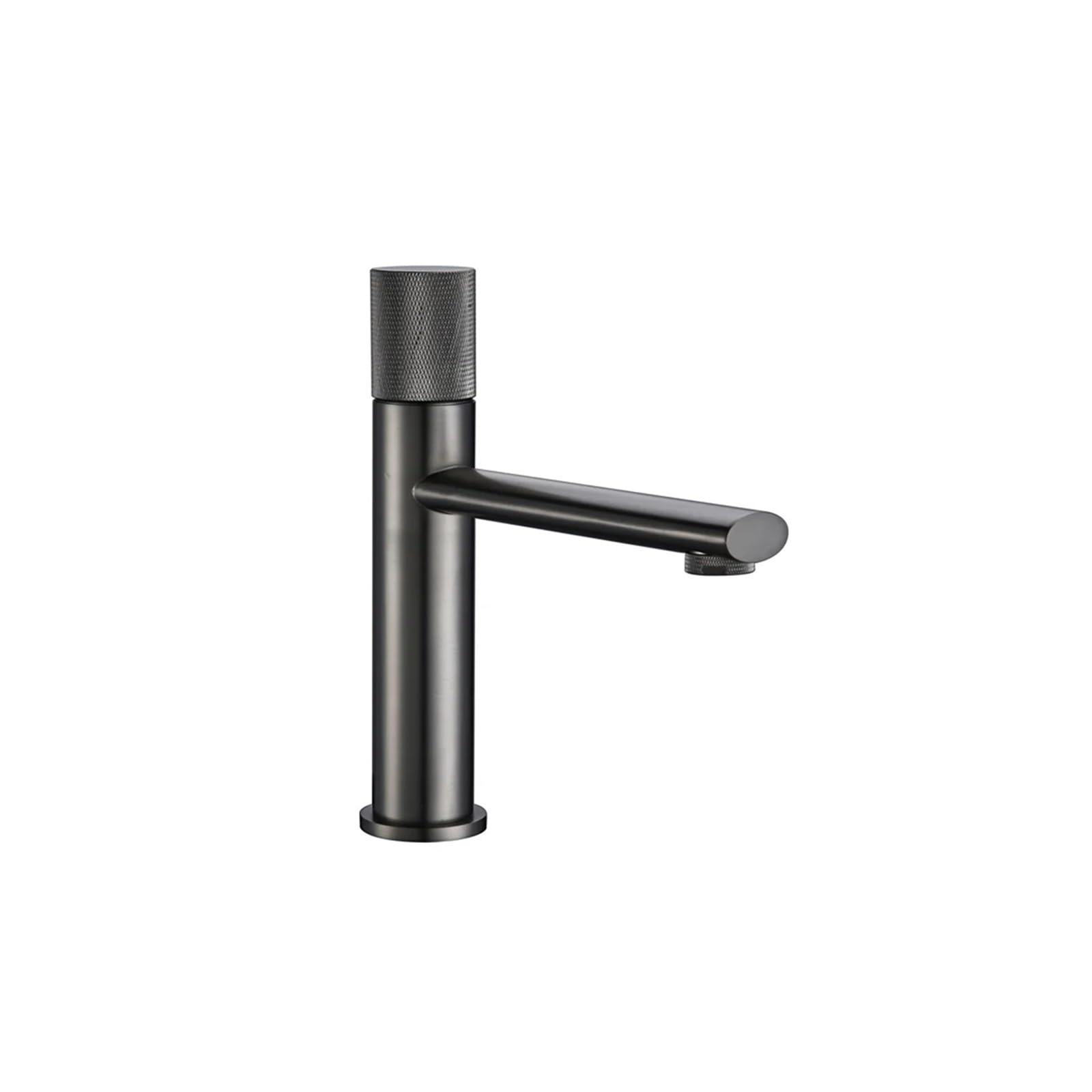 ZQFHSX Kitchen Faucet,Kitchen Sink Faucets, Hot and Cold Water Countertop Faucet, Single Lever Hole Installation, Bathroom Sink, Rotating Knurled Knob, Designs