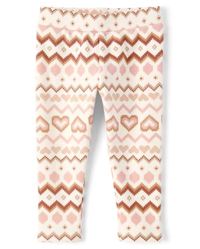 The Children's Place,Baby Girls,and Toddler Assorted Everyday Cozy Pull On Leggings,Sierra Tan,6 Months,9 Months