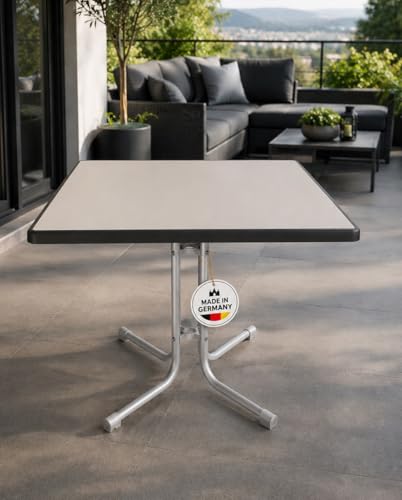 Gardissimo Boulevard Klapptisch Sevelit Silver 80 x 80 cm Gartentisch
