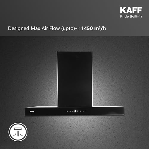 Image of KAFF 90 cm T- Shape Auto Clean Kitchen Chimney, ASHPRO (SUPER)