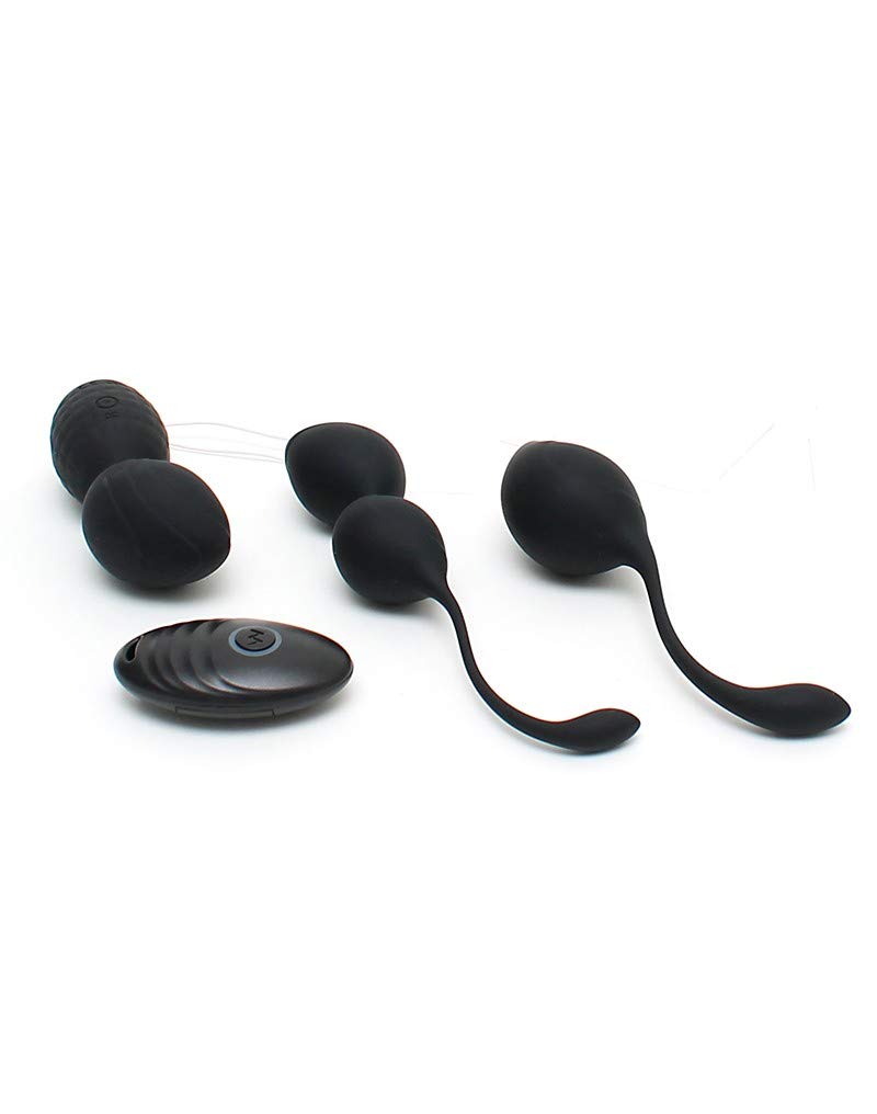 Rimba Rimini Boules de kegel Doré/Noir Ø 3.6 x 14.2 cm/Ø 2.9 x 16 cm/Ø 3.5 x 10.2 cm