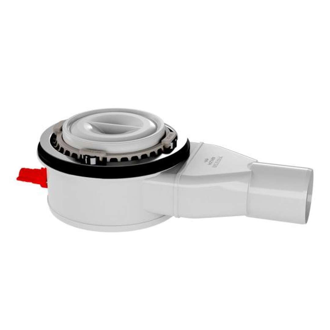 Kaldewei Duschfläche-Ablaufgarnitur, waagerecht, mit Haarfangsieb, ohne Deckel, 687772530000