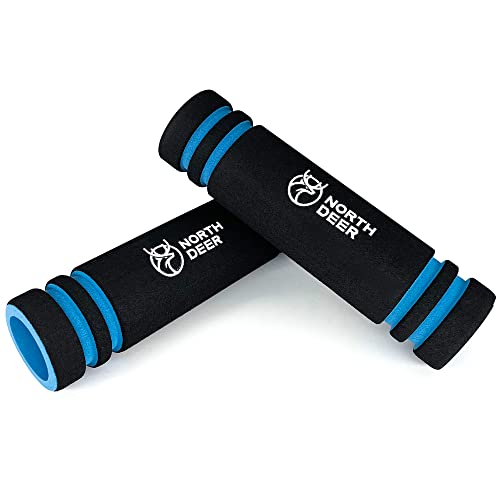 Blue Foam Covers Pair Replacement For Northdeer Adjustable Chrome Dumbbells (5Lb/10Lb/15Lb/20Lb/30Lb) Handles #TOP12