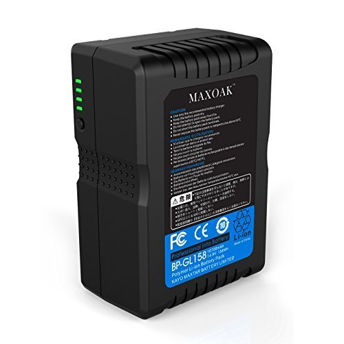 MAXOAK V Mount Battery 158Wh 10700mAh 14.8V V Lock Battery w/D-tap USB