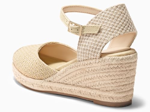 Image of Coutgo Women's Platform Wedge Espadrilles Sandals