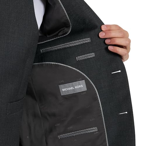 Image of Michael Kors Men's 3-Piece Classic Fit Suit Separates | Jackets | Weddings & Formal Events (Pants & Vests Sold Seperately)