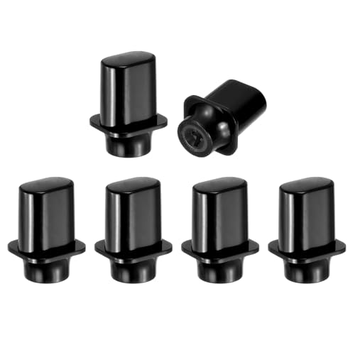 Embout interrupteur guitare électrique MECCANIXITY finition noire précise lot de 6