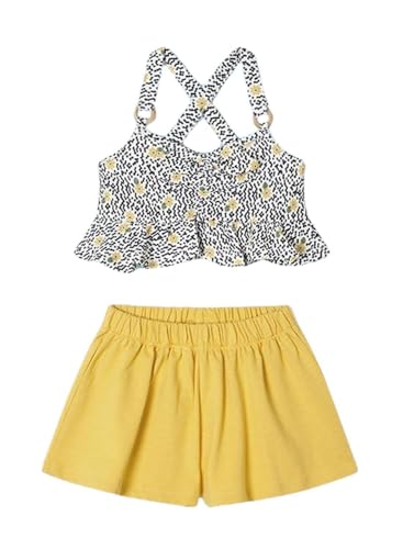 Conjunto short top Mayoral ideal para tardes de parque y playa en verano