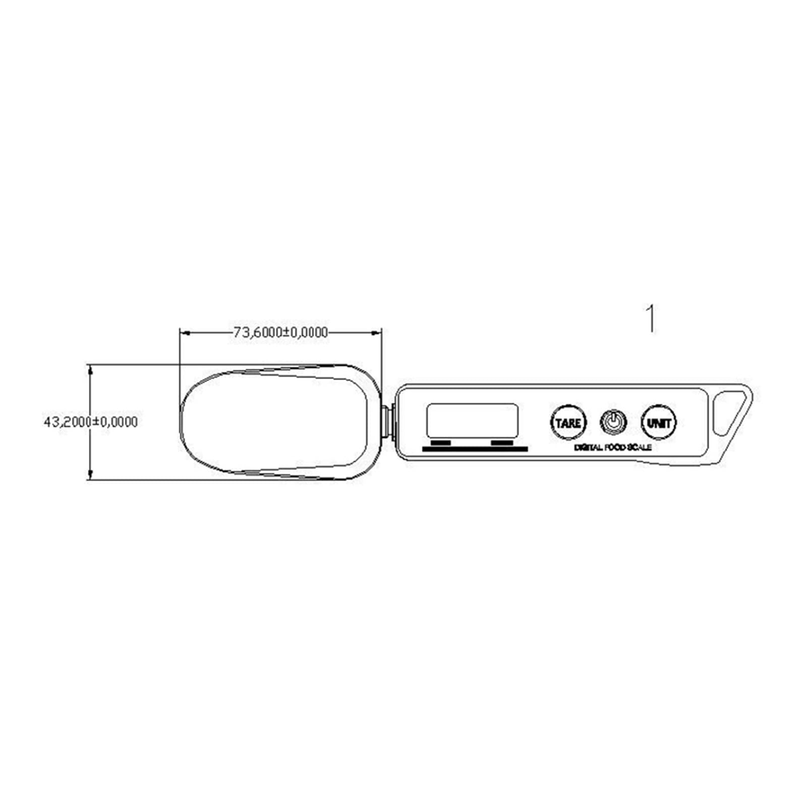 30/80ml Łyżki Do Żywności Skala Wyświetlacz LCD Miarki Przypraw Kuchnia Palona Kawa Waga Akcesoria DokłAdny Pomiar(White)