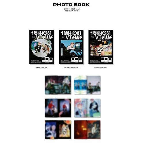 EXO-SC : \'1 Billion Views\', 3 Vers. SET Album, Basic Components, Folded Poster, Extra Photocards - Thumbnail 2