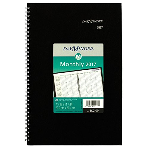DayMinder Monthly Planner / Appointment Book 2017, 7-7/8 x 11 7/8