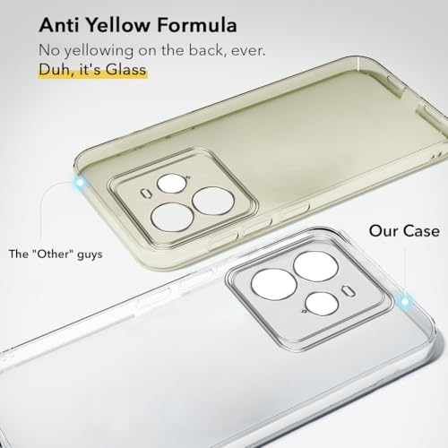 Image of Jkobi Lifetime Anti-Yellow Clear Back Cover Case for Realme GT 7 Pro (Sleek Hard Crystal | Shockproof and Camera Protection)