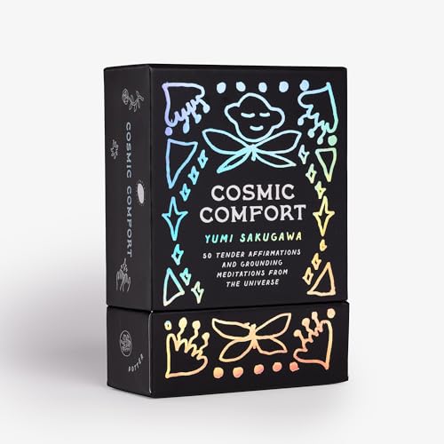 Image of Cosmic Comfort: 50 Tender Affirmations and Grounding Meditations from the Universe: Meditation Cards
