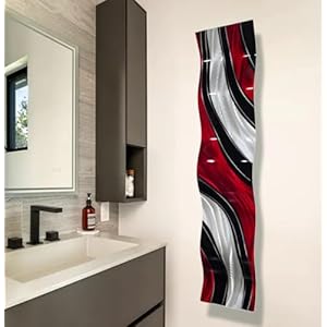 Statements2000abstractpaintedmetalwallsculpturehomeoutdoorroomdecoruniqueaccentkitchenhallwaydecorationshousespahangingchicminimalistbyjonallenwave46x10inch Urban Country Home Decor Statements2000 abstract painted metal wall sculpture home outdoor room decor unique accent kitchen hallway decorations house spa hanging chic minimalist by jon allen wave 46×10 inch urban country home decor