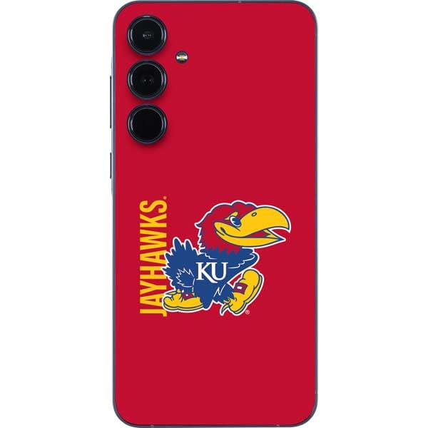 Skinit Decal Phone Skin Compatible with Galaxy A36 5G - Officially Licensed University of Kansas Jayhawks KU Design