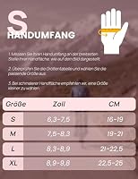 Lamicall Fahrradhandschuhe Herren & Damen, Fitness Handschuhe Halbfinger – Ansicht 6