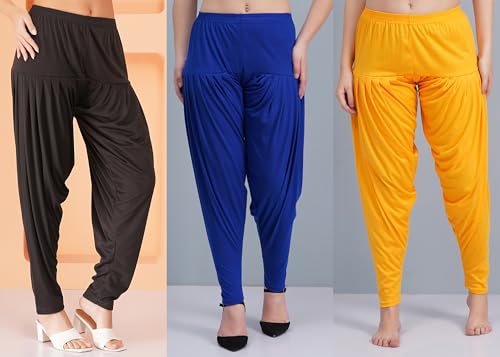 Image of Buy That Trendz Patiala Salwar for Women Relaxed Fit Viscose Patiyala Salwar Harem Bottom Pants