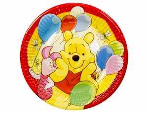 WINNIE THE POOH Disney Plates Set (20cm) 8pcs