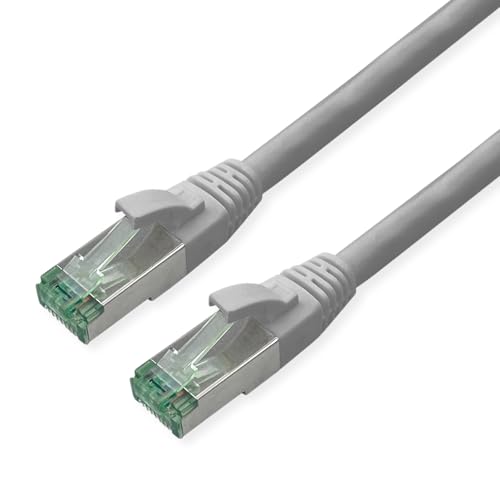 ROLINE RM Patchkabel Kat.6A S/FTP (PiMF), grau, 5 m
