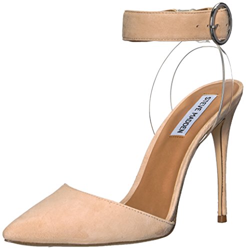 Steve Madden Women's Diva D'Orsay Pump, Blush Suede, 9.5 M US
