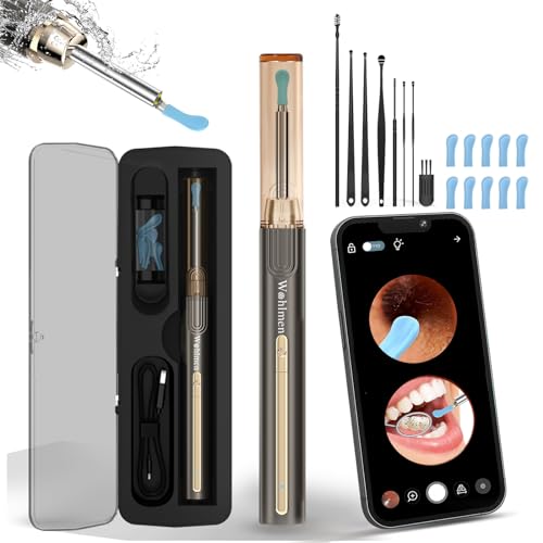 Wohlmen Otoscoop met 1920p HD-camera, met 6 lenzen