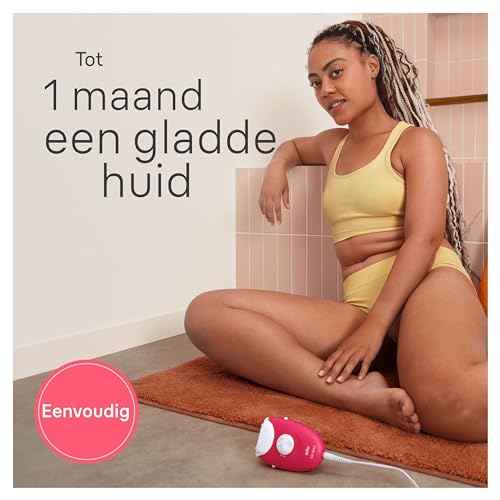Braun Silk·épil 3, Epilator Met Snoer Voor Ontharing, Wekenlang Een Gladde Huid, Met Scheerkop & Trimmerkam, 3-031, Roze - Afbeelding 3