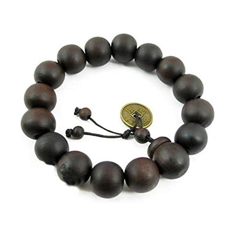 Premium Tibetan Coin Bead Bracelet Men's Beaded Jewellery Luxury Gift Bag A043 Cover