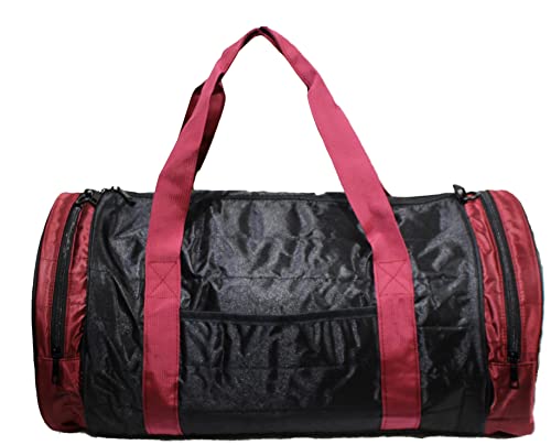 Gilbin 2 Piece Travel Set Carry on Garment and Duffel Bag with Detachable Shoulder Strap Great for Travel (Optional To Add Your Personalization Embroidery) (With Out Embroidery)2