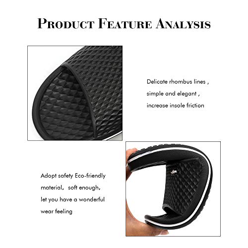 Funkymonkey Mens Bathroom Shower Slippers Indoor Home Beach Non Slip Sandal  thumb #2