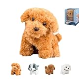2025 New Realistic Robot Puppy,My Realistic Robot Puppy for Adults,Ai Robotic Dog,Walking, Barking,Tail Wagging (D1-1PCS)