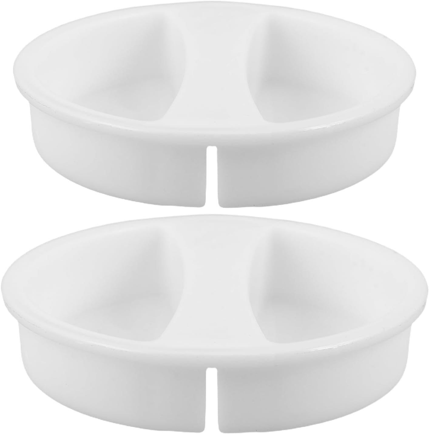 2pcs Hot Cold Facial Steamer Inlet Dust Cap White Plastic