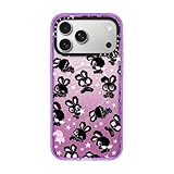 インパクト iPhone 17 Pro Max ケース Black Bunnies Star Mix Glitter Purple